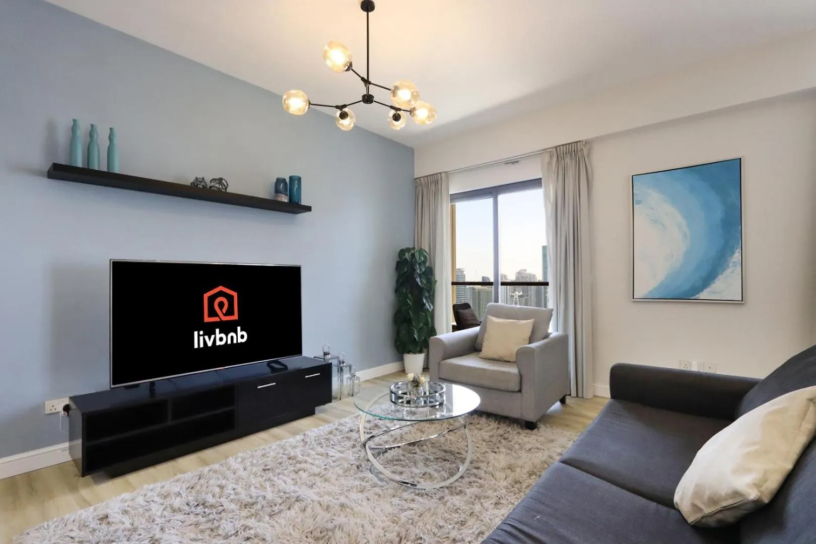 Livbnb - Scenic 2Bhk With Amazing Marina Views 迪拜 公寓