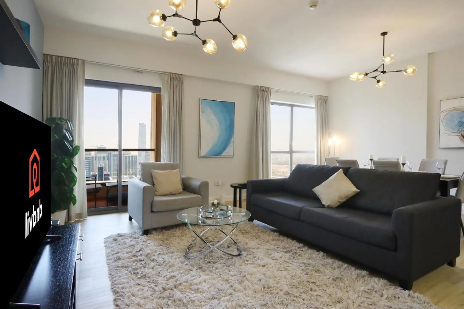 Livbnb - Scenic 2Bhk With Amazing Marina Views 迪拜 0*,
